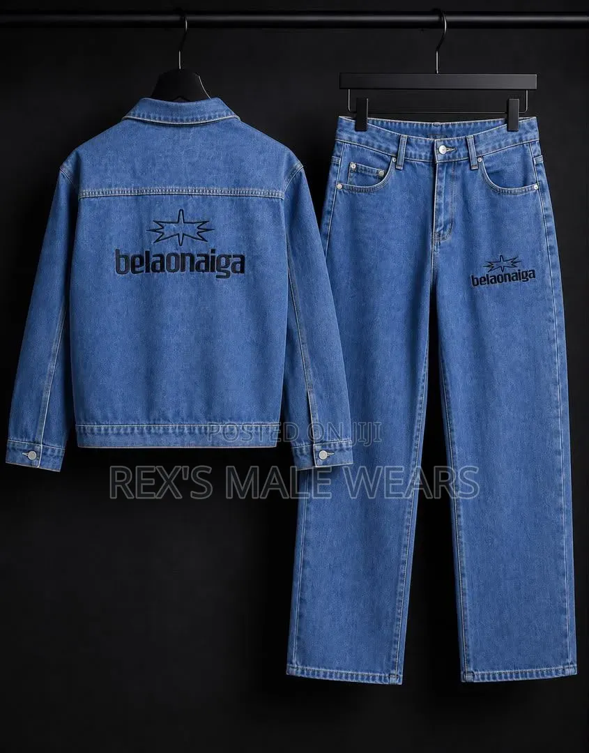 2 Piece Jeans Set for Men