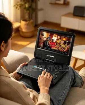 Blaupunkt 7 Inch LCD Rechargeable Portable DVD Player Black