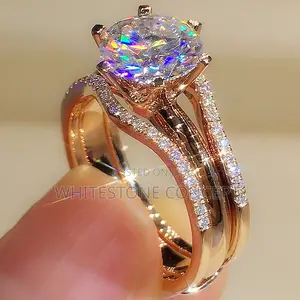 Size 9 Huitan Rose Gold Wedding/Engagement Ring