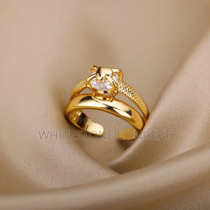 Adjustable Heart Rings