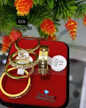 Romania Gold Replica Wedding Ring Set
