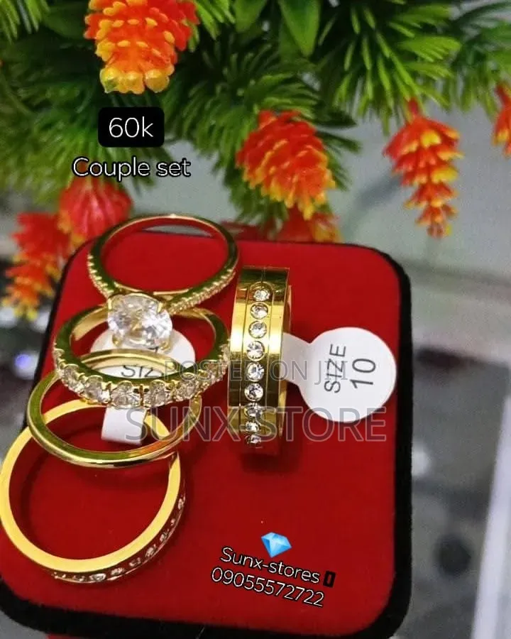 Romania Gold Replica Wedding Ring Set