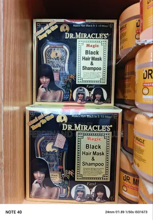 Dr. Miracle's Magic Black Hair Mask and Shampoo
