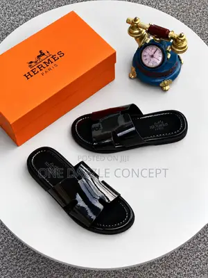 Black Patent Leather Hermes