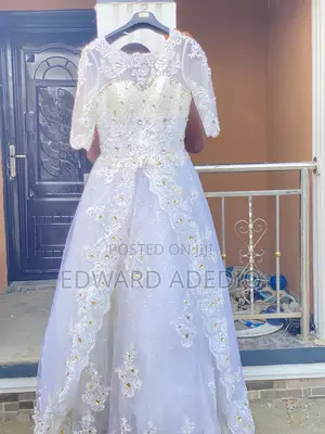 Stone Coated Wedding Gown