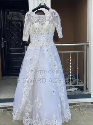 Stone Coated Wedding Gown