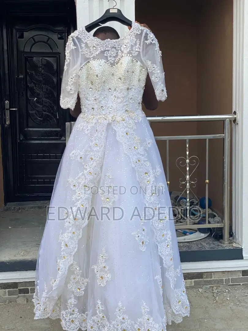 Stone Coated Wedding Gown