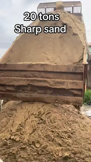 20tons Sharp Sand ,Plaster Sand, Granite, Reinforced Steel