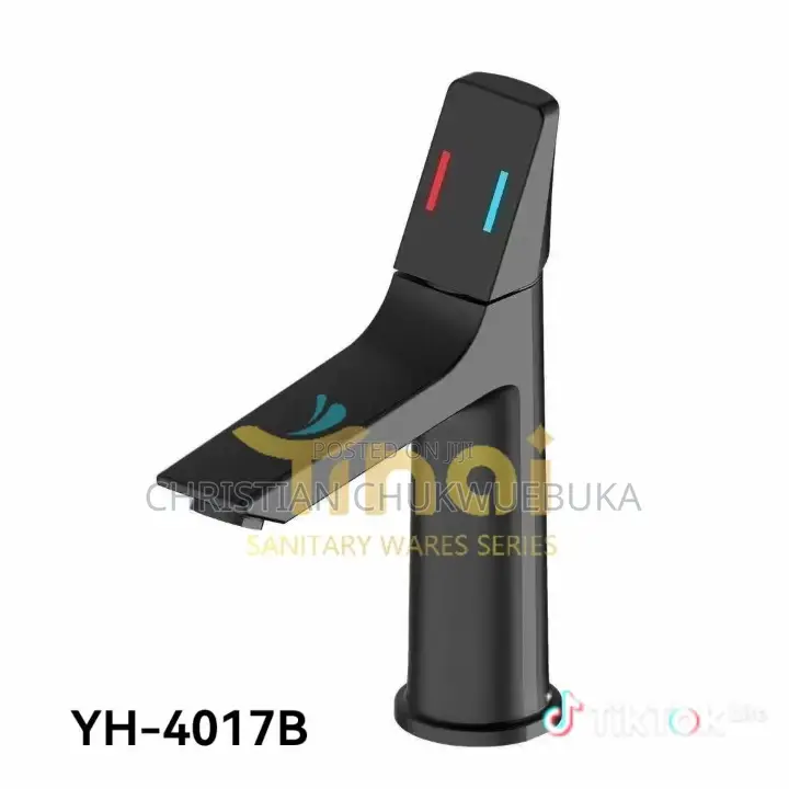 Basin Mixer| Modern Design| Black Mixer Tap