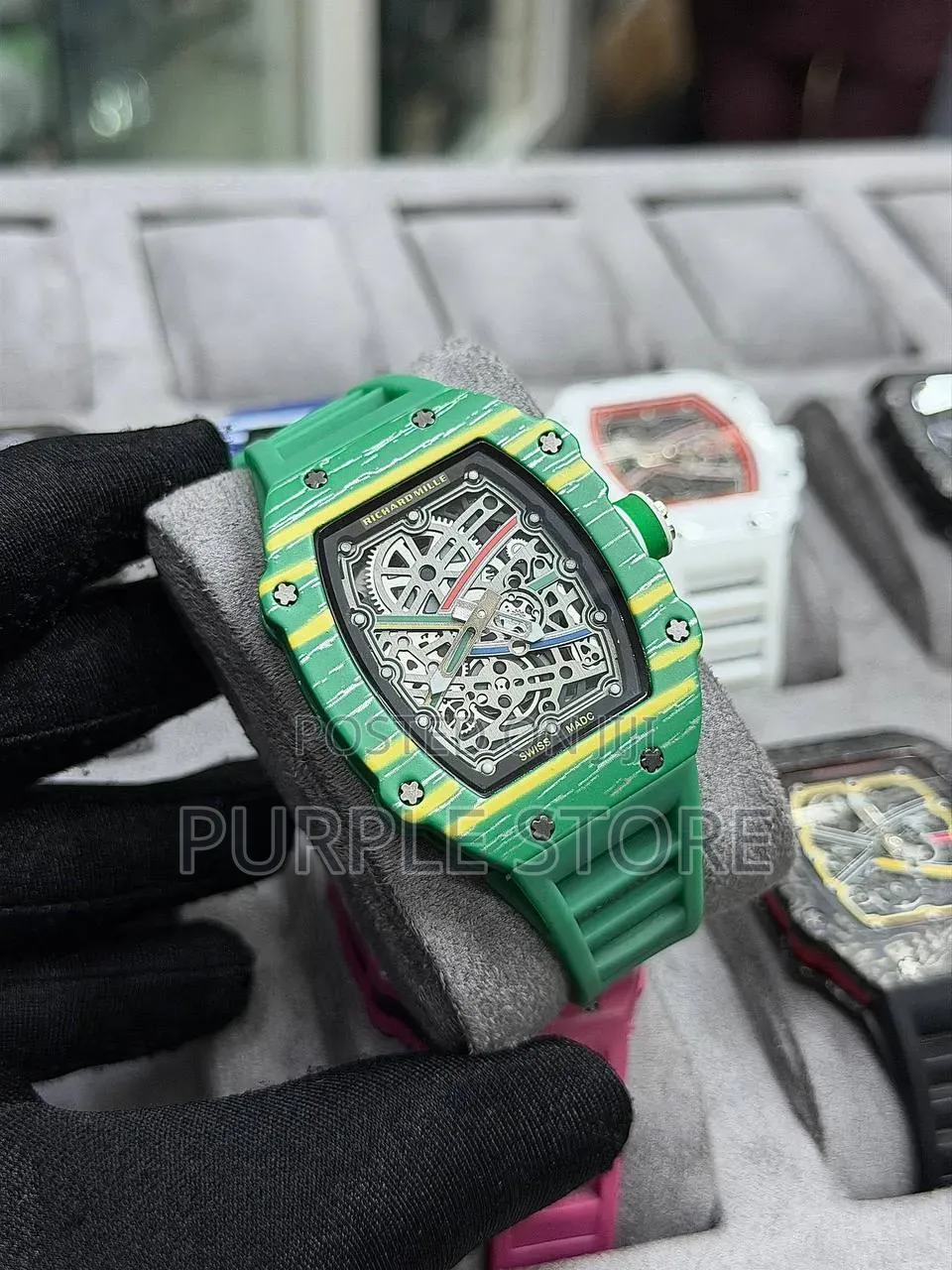 Richard Mille Rubbr Strap Watches