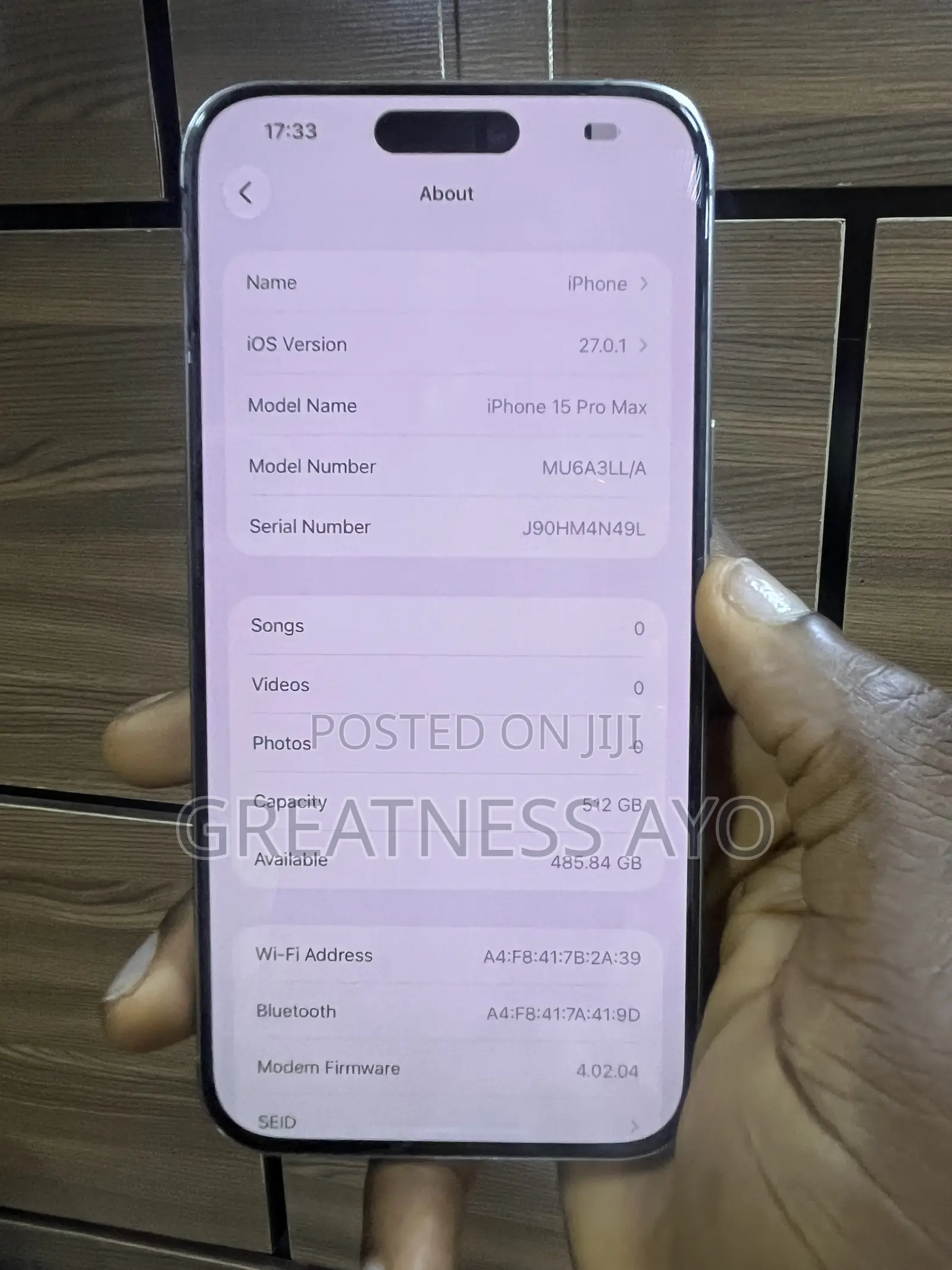 Apple iPhone 15 Pro Max 512 GB Silver