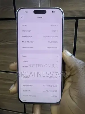Apple iPhone 15 Pro Max 512 GB Silver