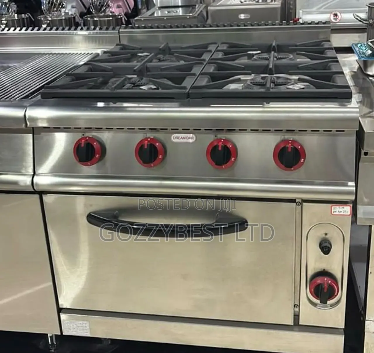 4 Burner Cooker With Oven