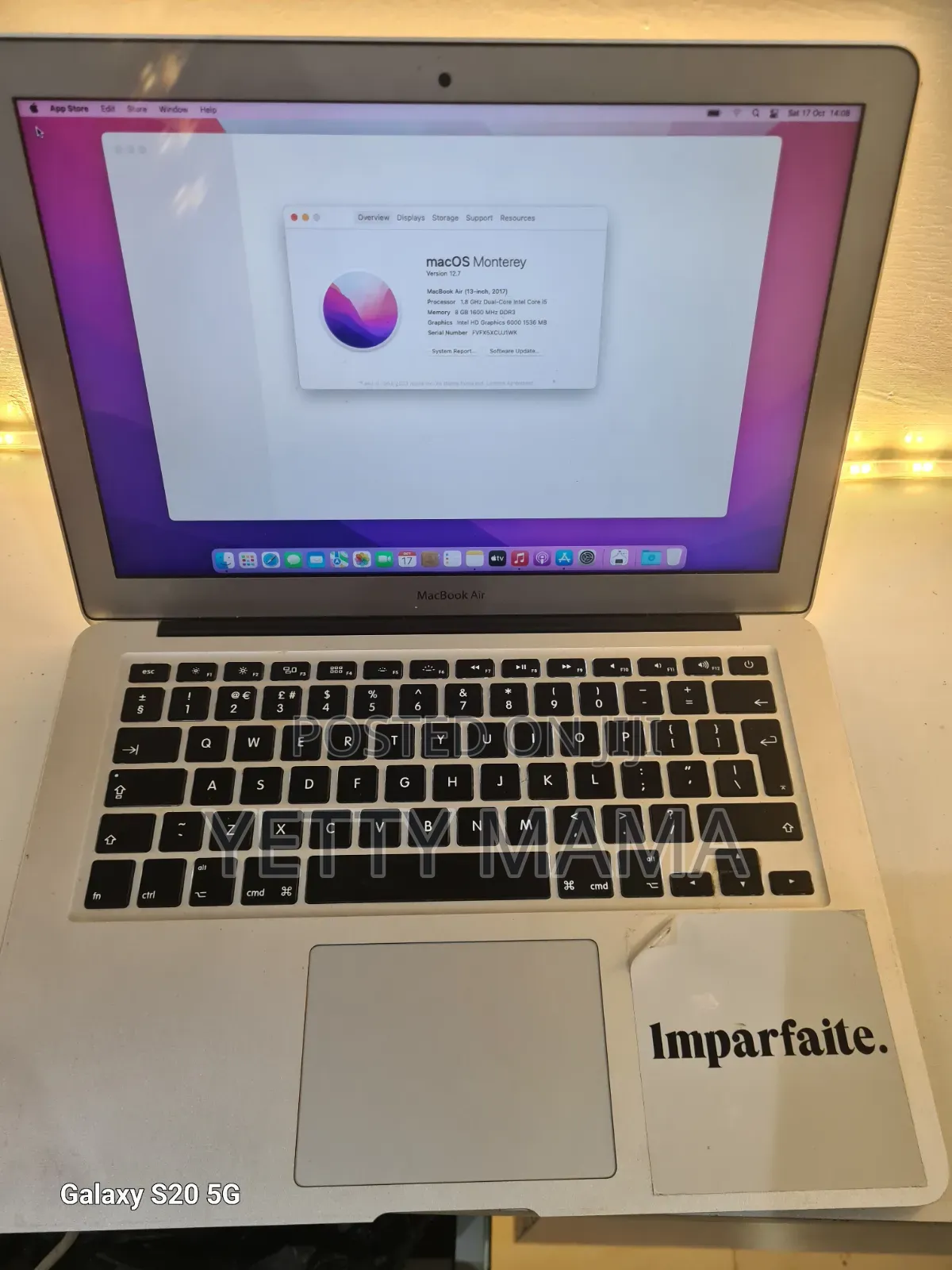 Laptop Apple MacBook 2017 8GB Intel Core i5 HDD 128GB