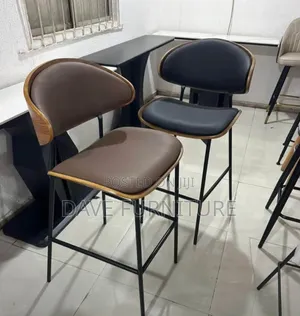 Wooden Back Barstool