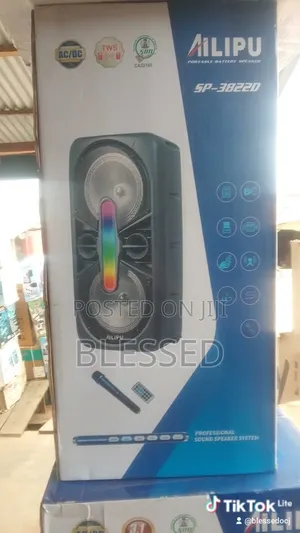 AILIPU SP-3822D Double Speaker - Portable Rechargeable Party Speaker