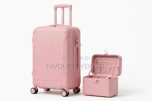 2-in-1 Pink Travel Box Set-New