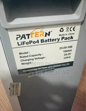 Pattern 2.5kwh Lithium Iron Battery