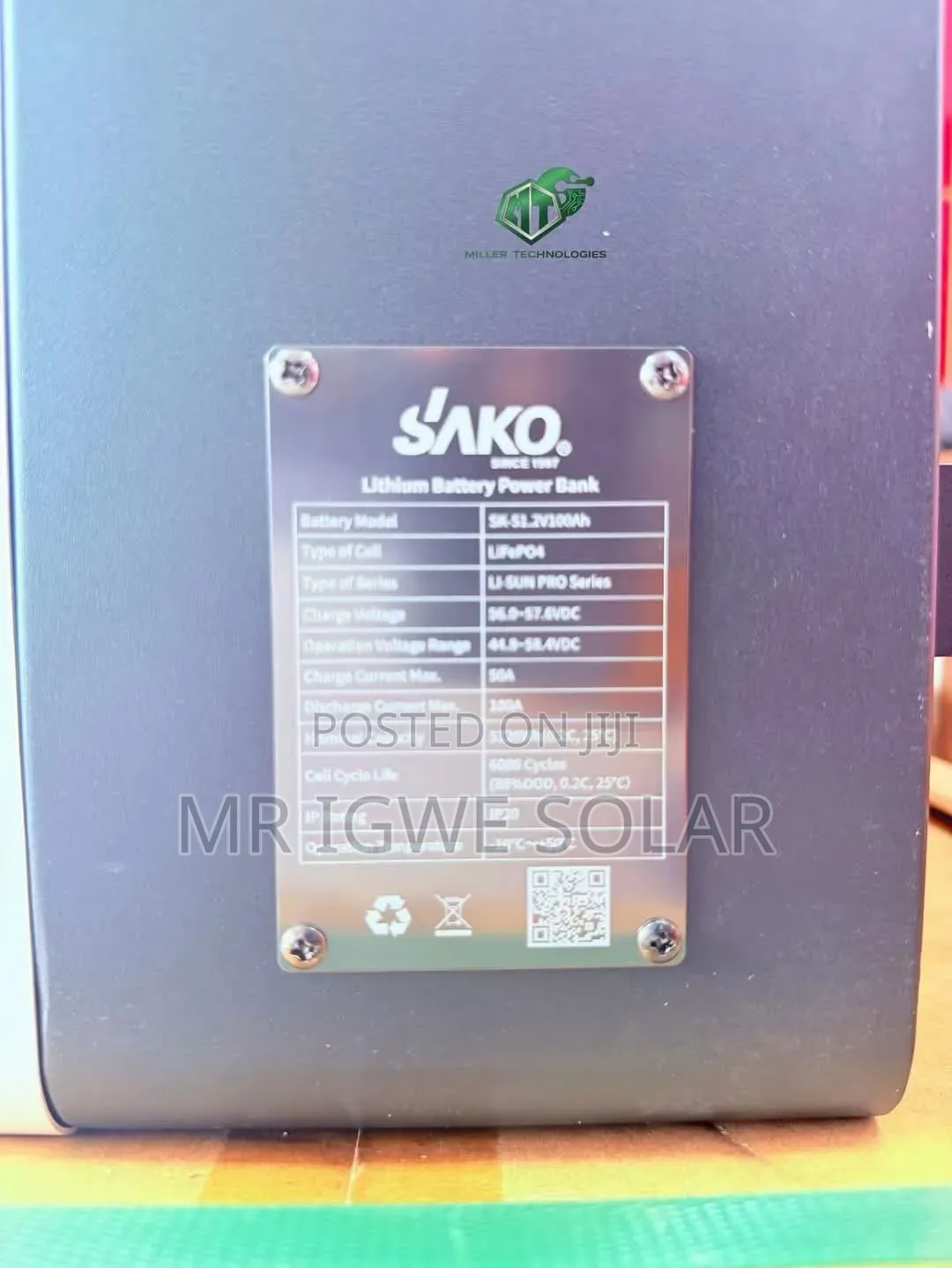 5KWH Sako Lithium Battery