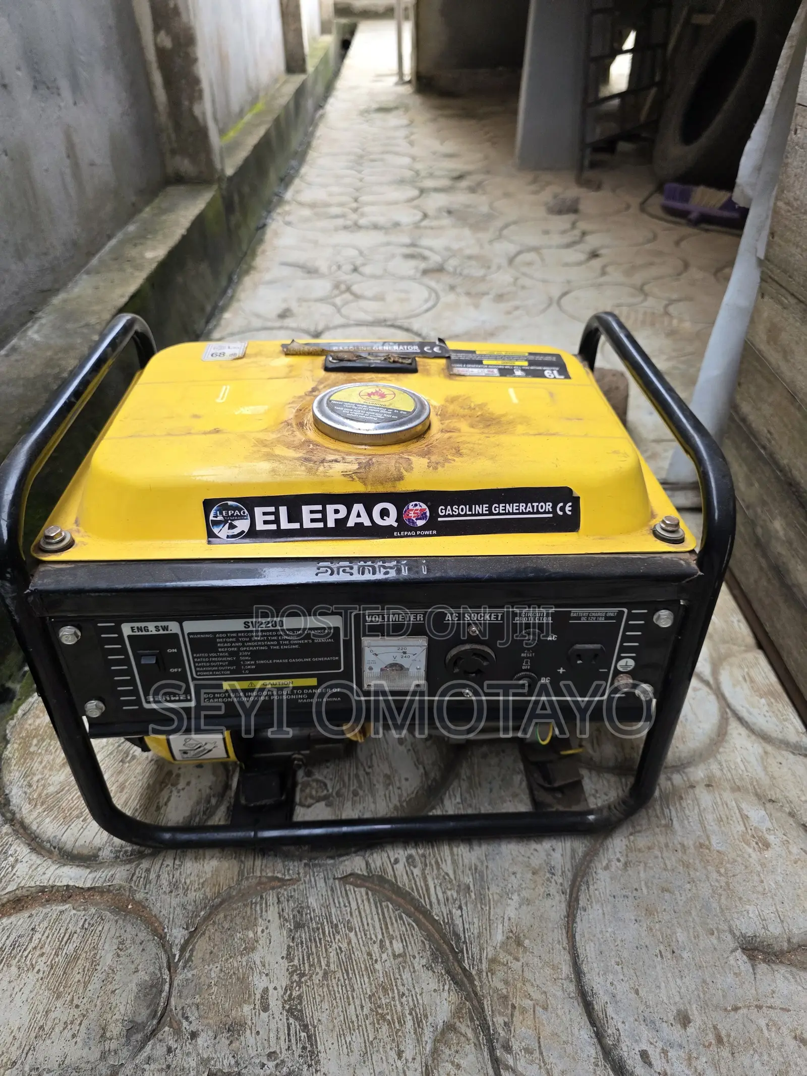 Elepaq 1.5KVA Generator
