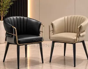 Gold Hand Leather Chair