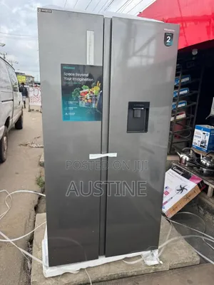 Brand New Hisense Side-Side 514litter Refrigerator>extenal Compresor