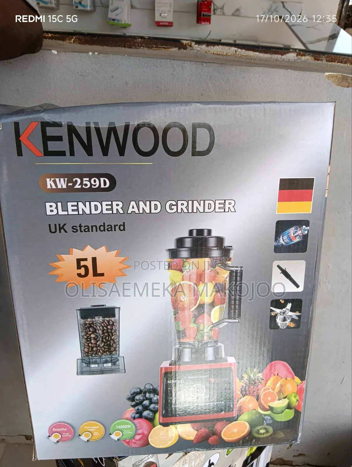 2 in 1 5L Blender
