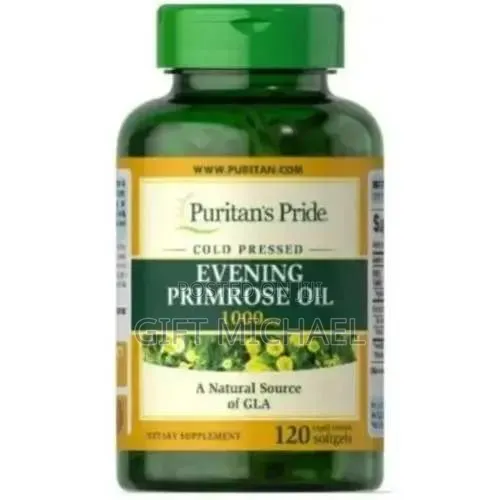 Cold Pressed Evening Primrose Oil - 1000mg - 120-Softgels