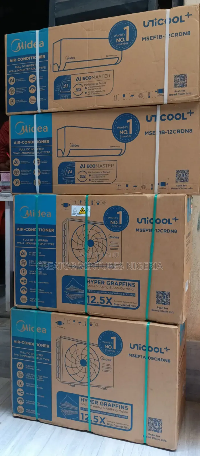 Midea Split Unit Regular Split Unit AC,full Copper,1hp, 1.5hp 2hp