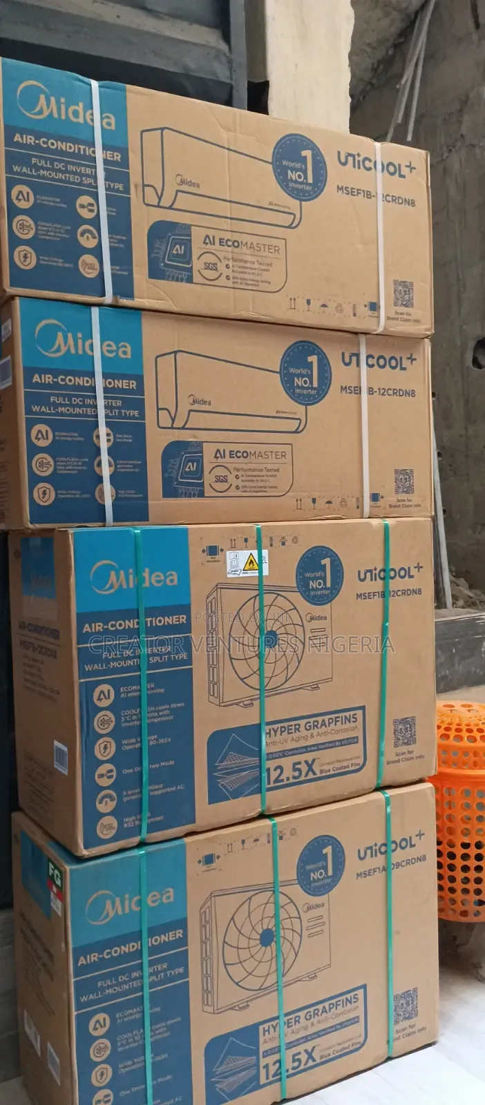 Midea Split Unit Regular Split Unit AC,full Copper,1hp, 1.5hp 2hp