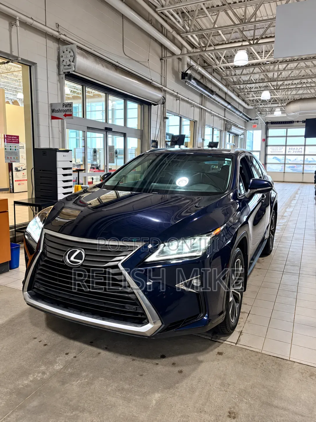 Lexus RX 2017 Blue