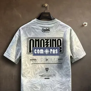 AMAZING Carnival Leaf Print Oversized T-Shirt – Streetwear