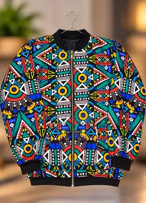 A Beautiful and Unique Unisex Bomber Jacket