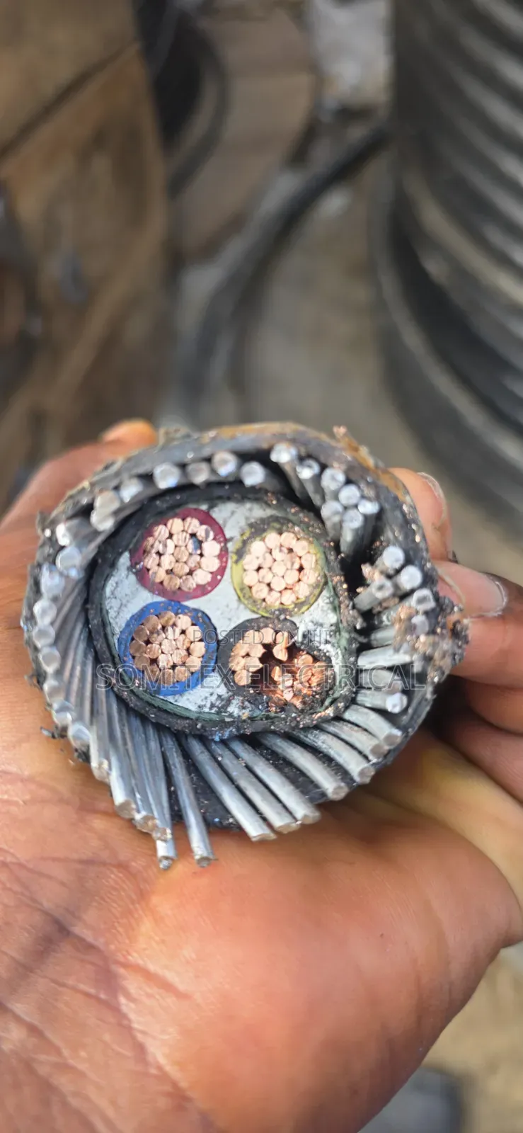 95mmx4core Amoured Electric Cable Turkey