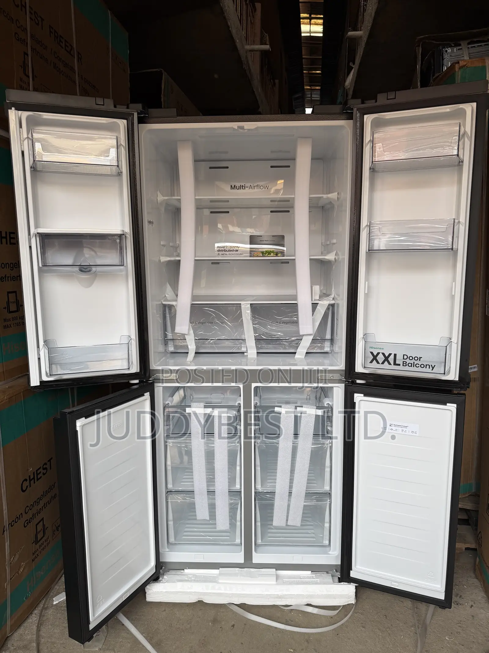 Hisense Side by Side Refrigerator 482L 61WCB