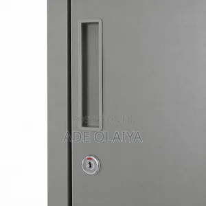 2-Door Metal Storage Locker Cabinet - Strong & Durable
