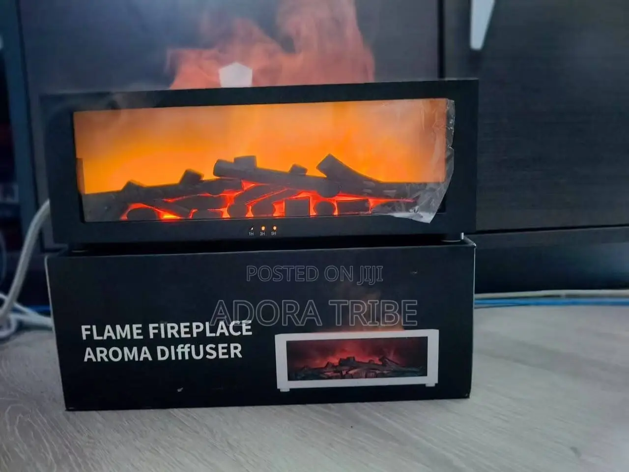 Flame Fireplace Aroma Humidifier