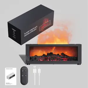 Flame Fireplace Aroma Humidifier