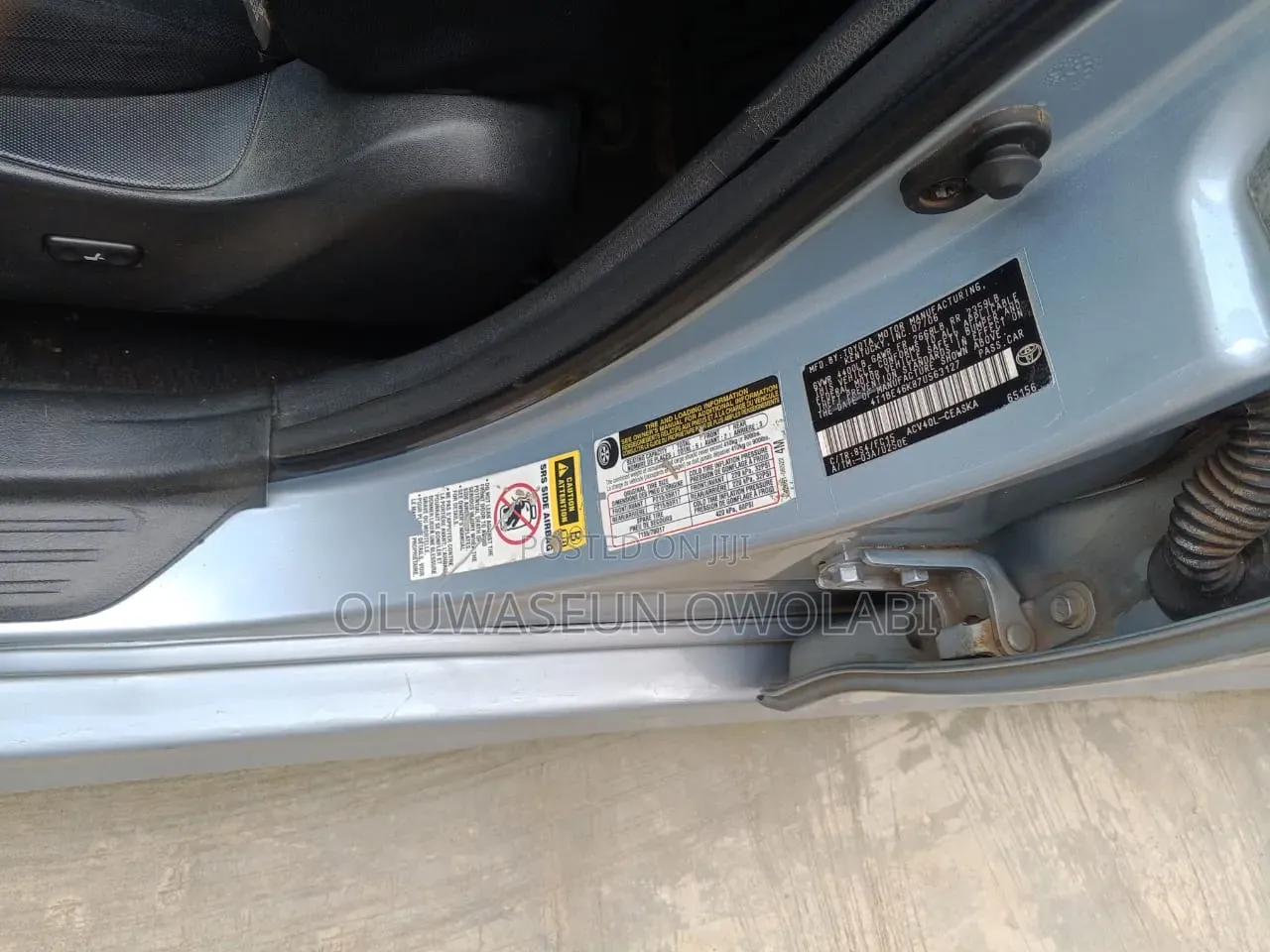 Toyota Camry 2.4 SE Automatic 2008 Blue