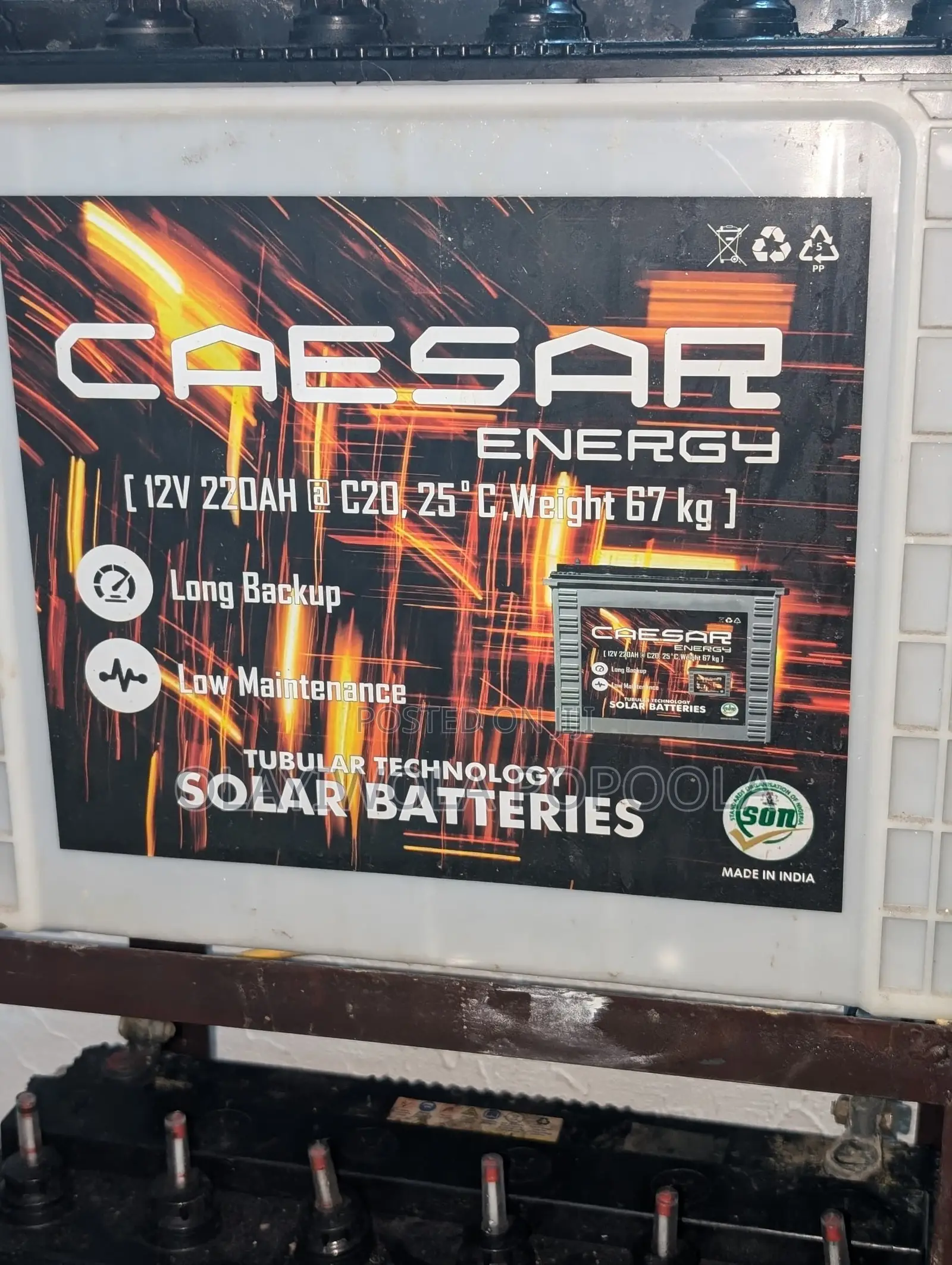 Weak Solar Battery