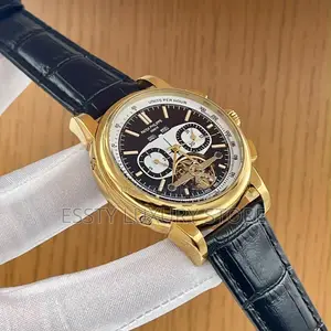 Quality Luxury Patek Philip Automatic Leather Strap Watch