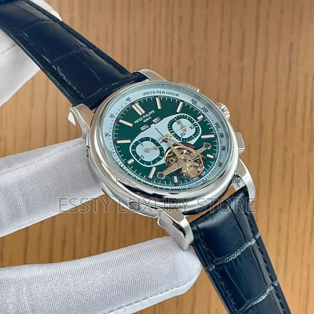 Quality Luxury Patek Philip Automatic Leather Strap Watch