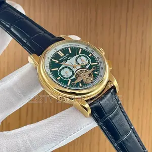 Quality Luxury Patek Philip Automatic Leather Strap Watch