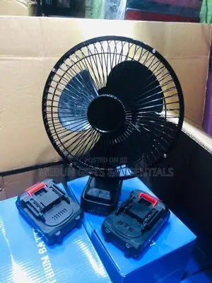 Lithium Rechargeable Fan With a Battery