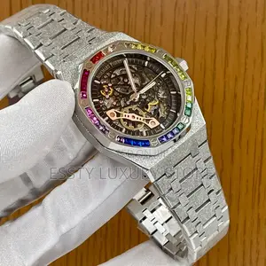 Automatic Audemars Piguet Chain Watch With Stones Body