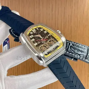 Automatic Hanboro Leather/Rubber Strap Watch Comes With Extra Strap