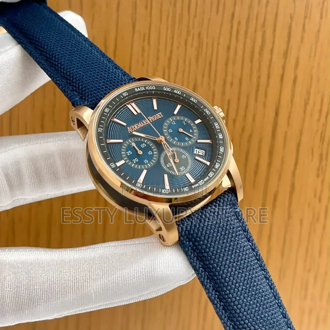 Automatic Audemar Piguet Leather Strap Watch