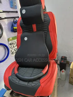 Premium Quality Red and Black Seat Cover