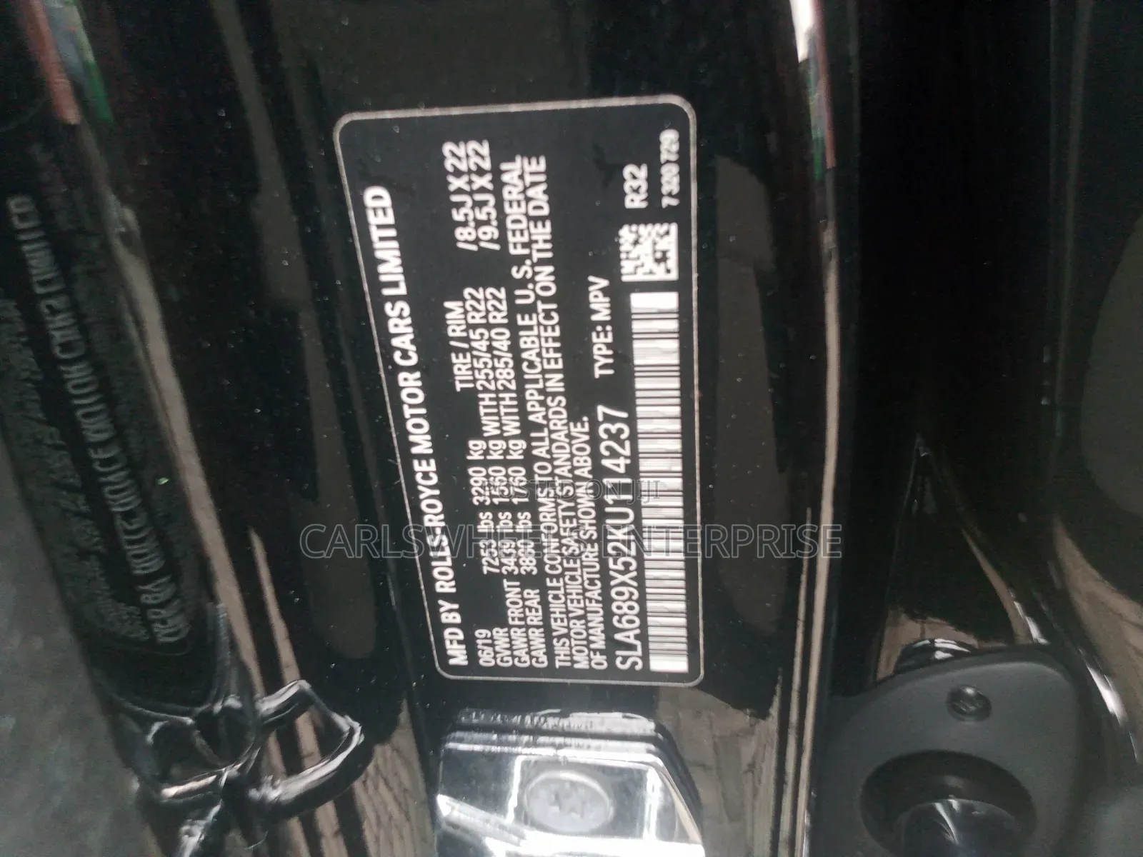Rolls-Royce Cullinan Base 2020 Black