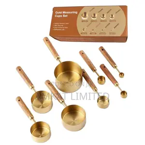 Gold Measuring Cups Set